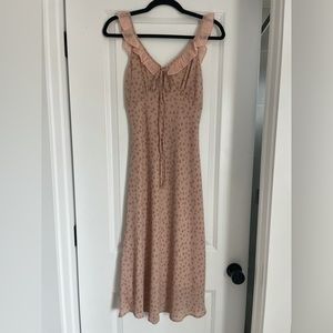 Simple Retro MIDI Dress Size M
